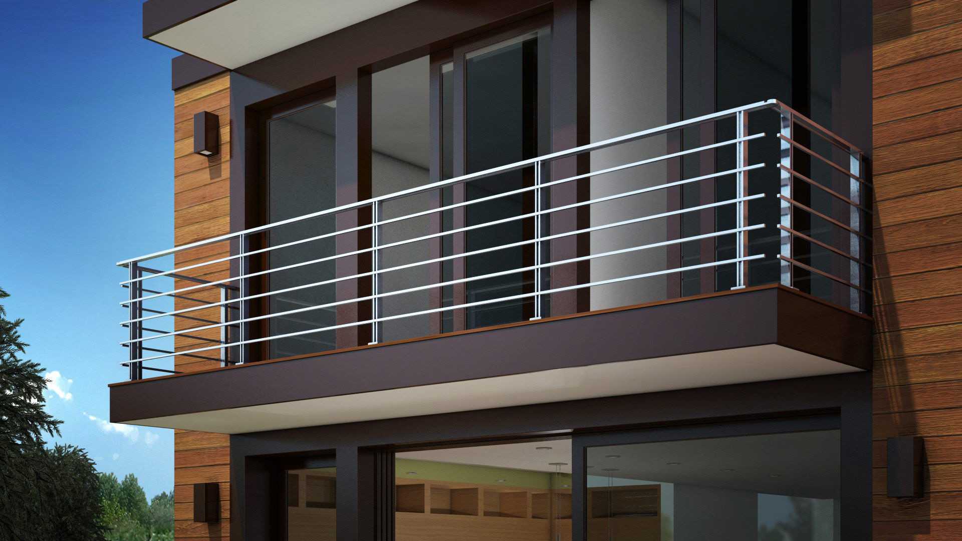 barandas de acero para balcones